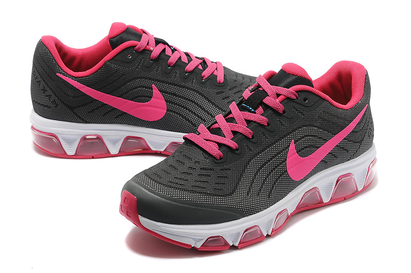 Nike Air Max 2015 All Black Pink White Women Shoes