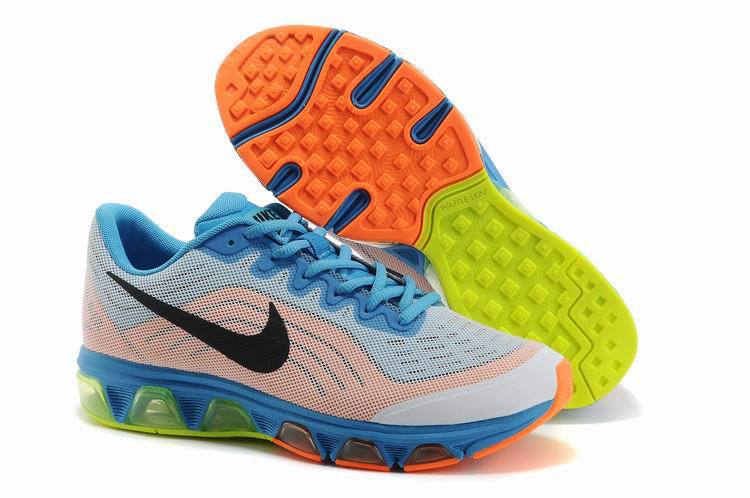 Nike Air Max 2015 All Blue Grey Orange Women Shoes