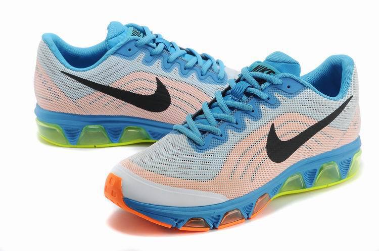 Nike Air Max 2015 All Blue Grey Orange Women Shoes