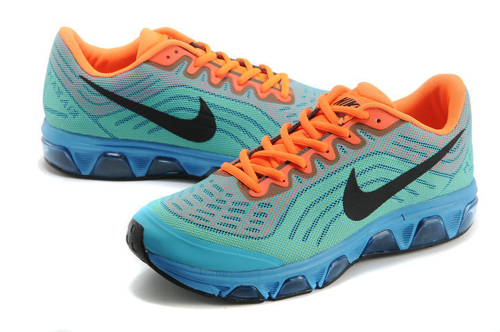 Nike Air Max 2015 All Women Blue Green Orange Shoes