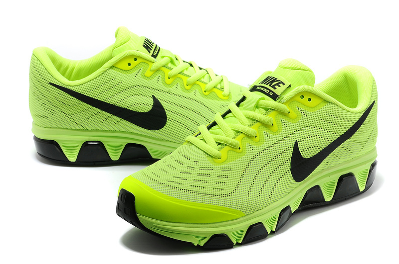 Nike Air Max 2015 All Women Fluorescent Green Black Shoes - Click Image to Close