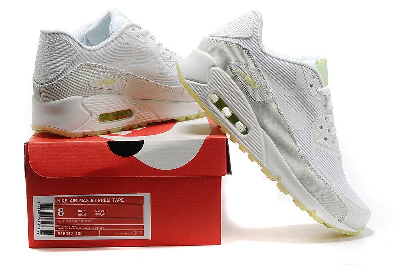 Nike Air Max 90 All White Shoes