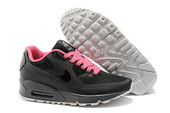 Nike Air Max 90 Mesh Black Pink Shoes - Click Image to Close