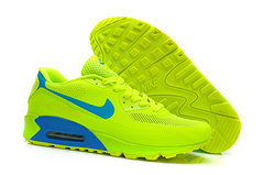 Nike Air Max 90 Mesh Green Blue Shoes - Click Image to Close