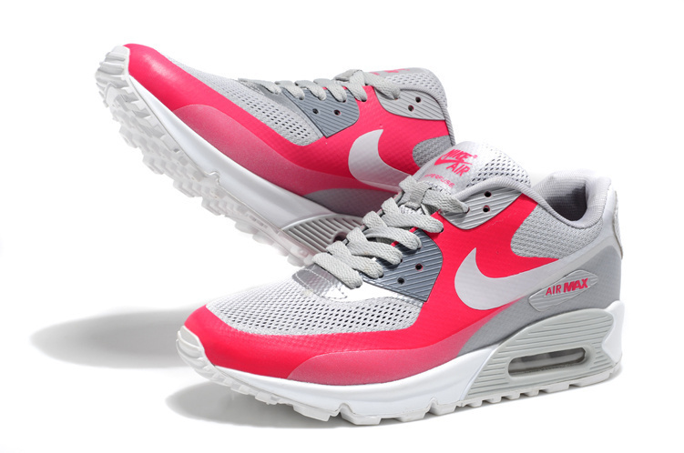 Nike Air Max 90 Mesh Grey Red White Shoes