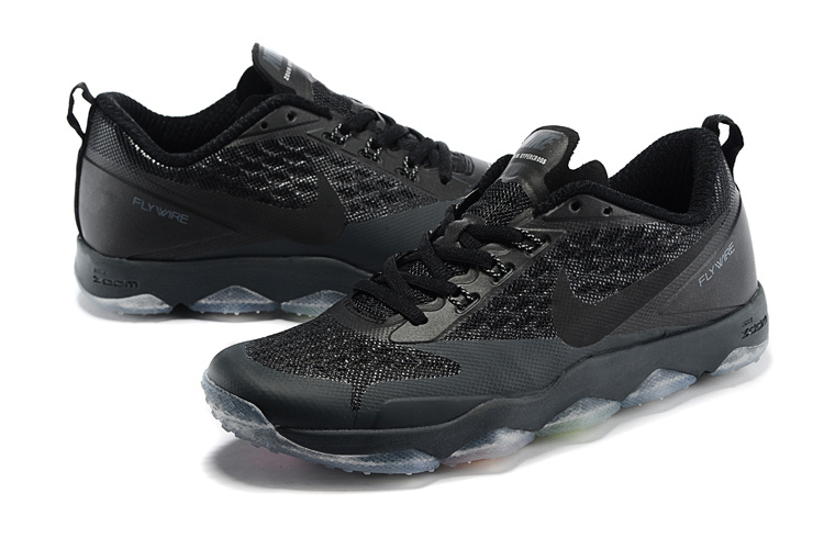 All Black Nike Zoom Hypercross Sport Shoes - Click Image to Close