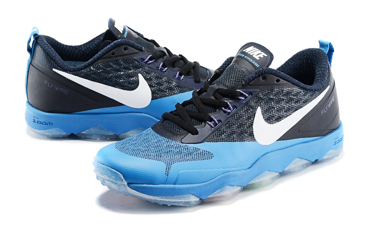 Black Blue Nike Zoom Hypercross Sport Shoes