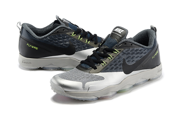 Black Silver Nike Zoom Hypercross Sport Shoes