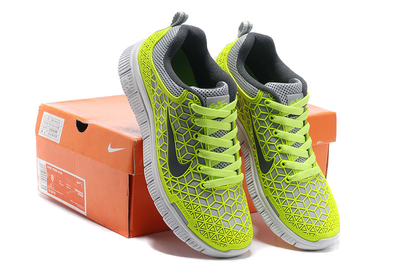 Women Nike Free 6.0 Fluorescent Green Running Shoes - Click Image to Close