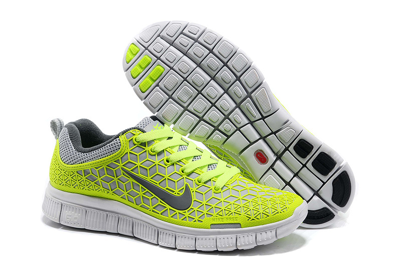 Women Nike Free 6.0 Fluorescent Green Running Shoes - Click Image to Close