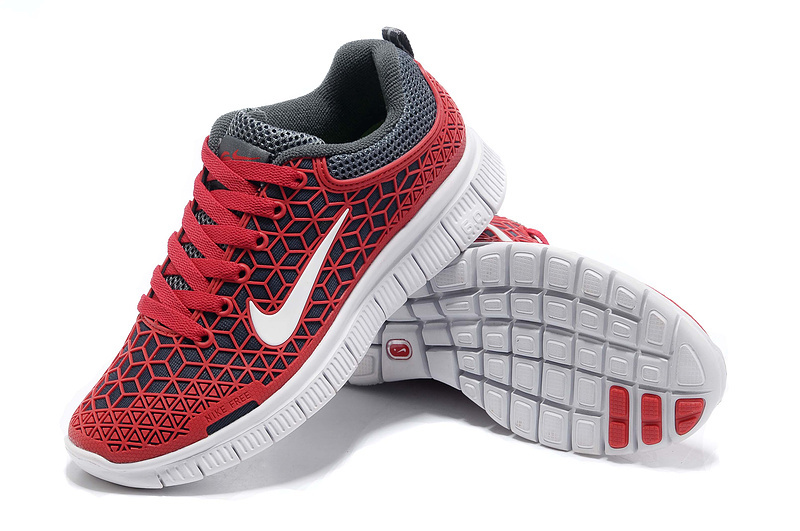 Women Nike Free 6.0 Red White Running Shoes - Click Image to Close