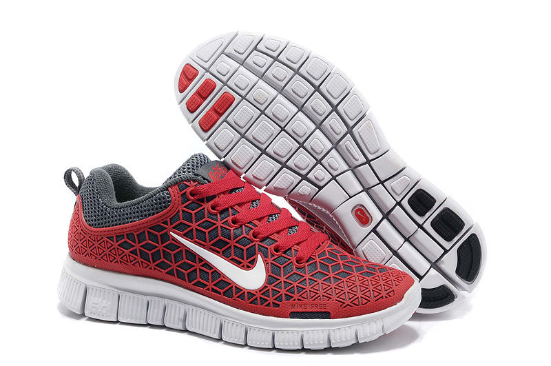 Women Nike Free 6.0 Red White Running Shoes - Click Image to Close