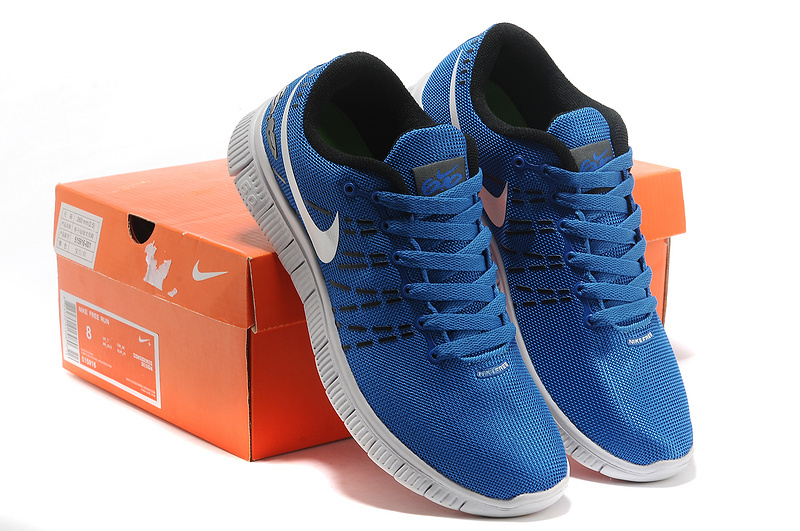 Women Nike Free 6.0 V2 Blue White Running Shoes