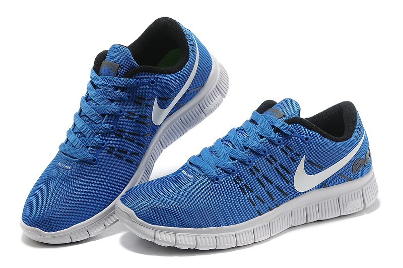 Women Nike Free 6.0 V2 Blue White Running Shoes - Click Image to Close