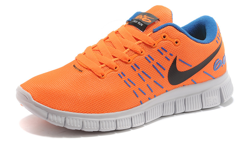 Women Nike Free 6.0 V2 Orange Blue White Running Shoes - Click Image to Close