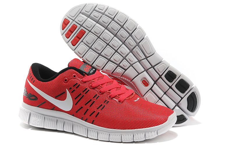 Nike Free 6.0 V2 Red White Shoes - Click Image to Close