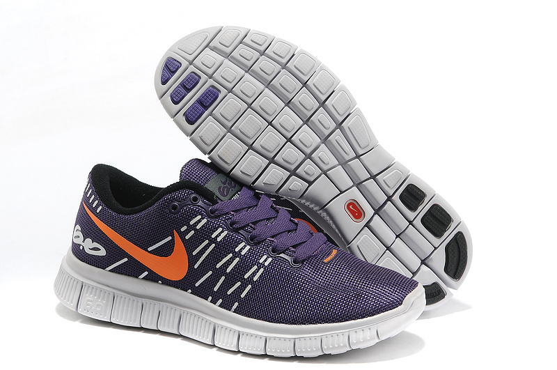 Breathable Women Nike Free 6.0 V2 Purple Orange Shoes - Click Image to Close