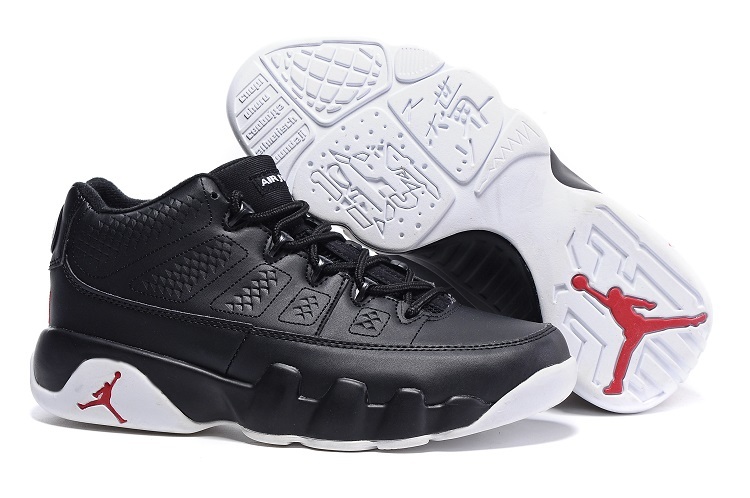 Cheap Nike Air Jordan 9 Retro Low Chicago Black White Gym Red For Sale