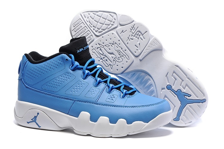 Cheap Nike Air Jordan 9 Retro Low Pantone University Blue Black White For Sale - Click Image to Close