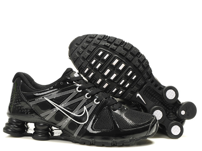 Classic Nike Shox Agent+ Shoes All Black