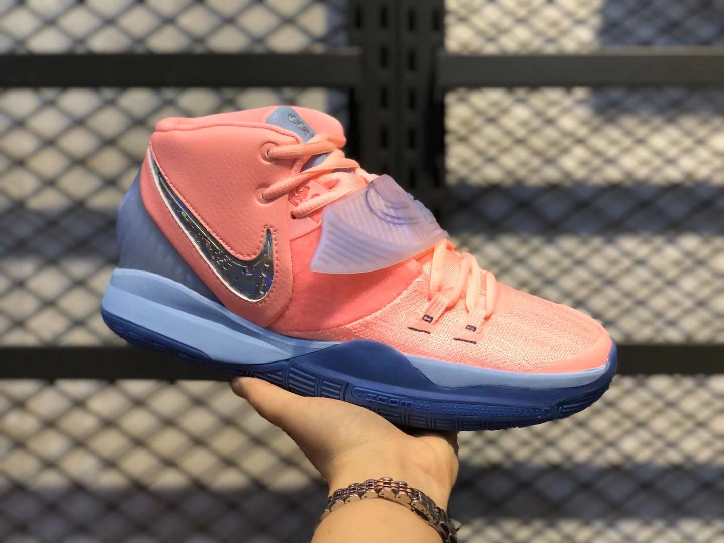 Concepts x Nike Kyrie 6 Khepri Pink Tint Guava Ice Shoes - Click Image to Close