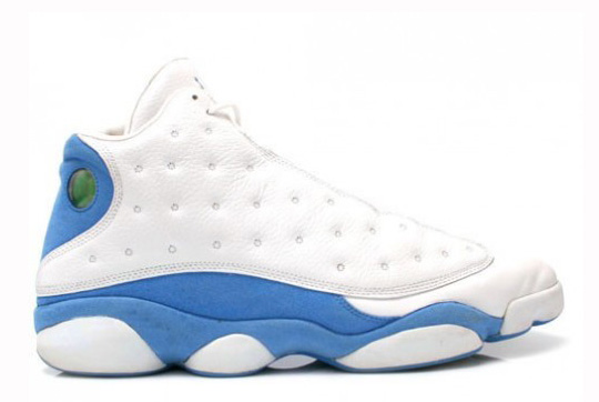 GS Air Jordan 13 White University Blue - Click Image to Close