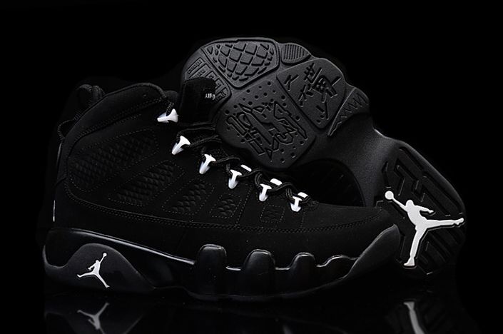 Girls Air Jordan 9 GS Anthracite White Black For Womens