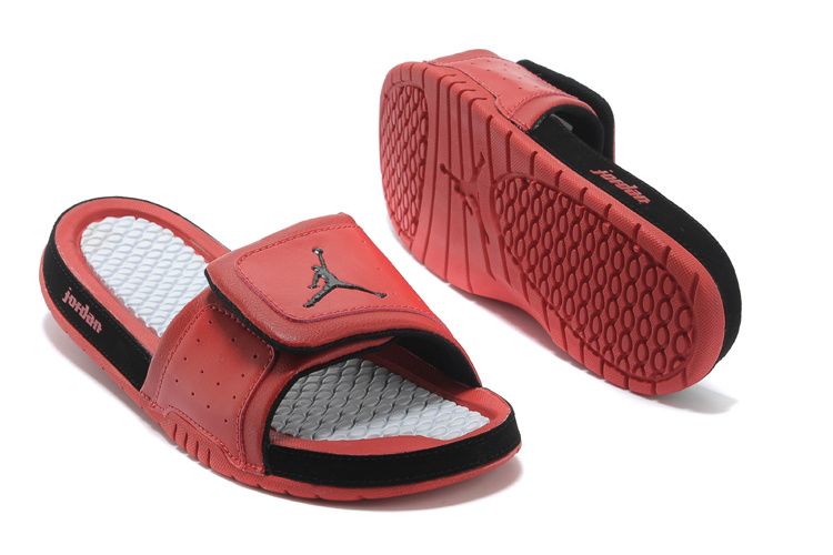 Girls Jordan Hydro 2 Slide Gym Red Black