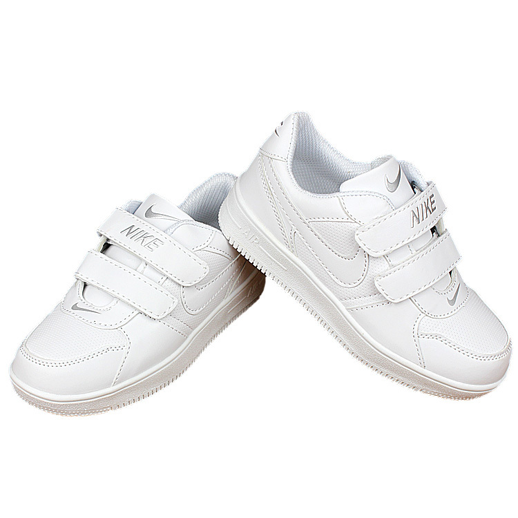 all white nike kids