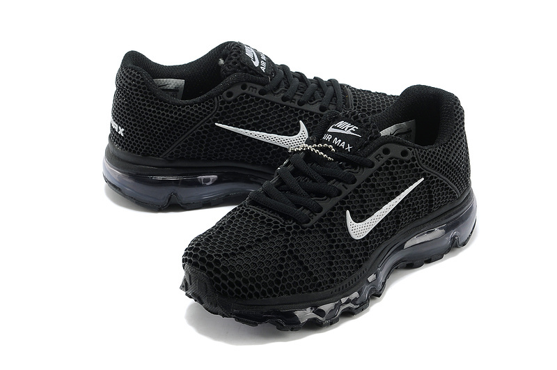 Nike Air Max 2009 All Black Shoes For Kids