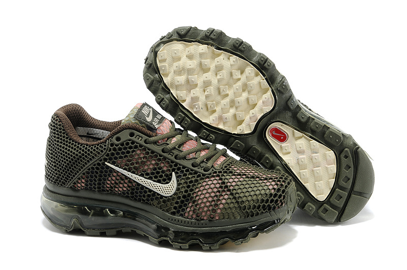 Nike Air Max 2009 Army Green Shoes For Kids