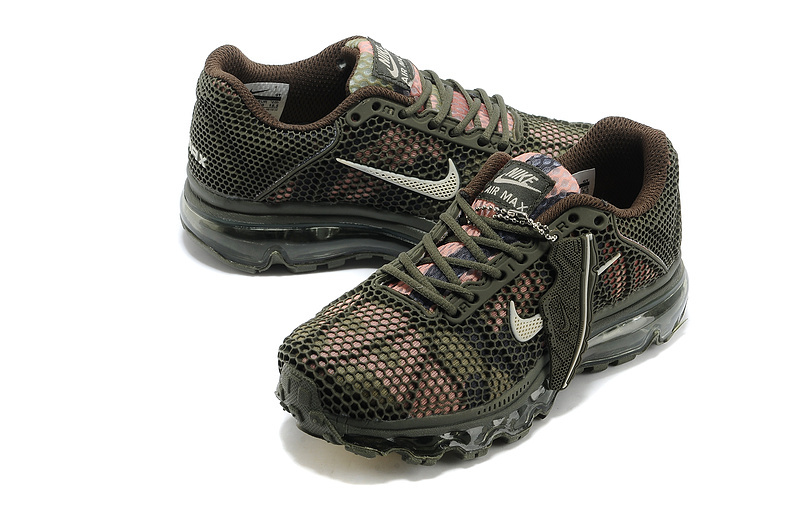 Nike Air Max 2009 Army Green Shoes For Kids - Click Image to Close