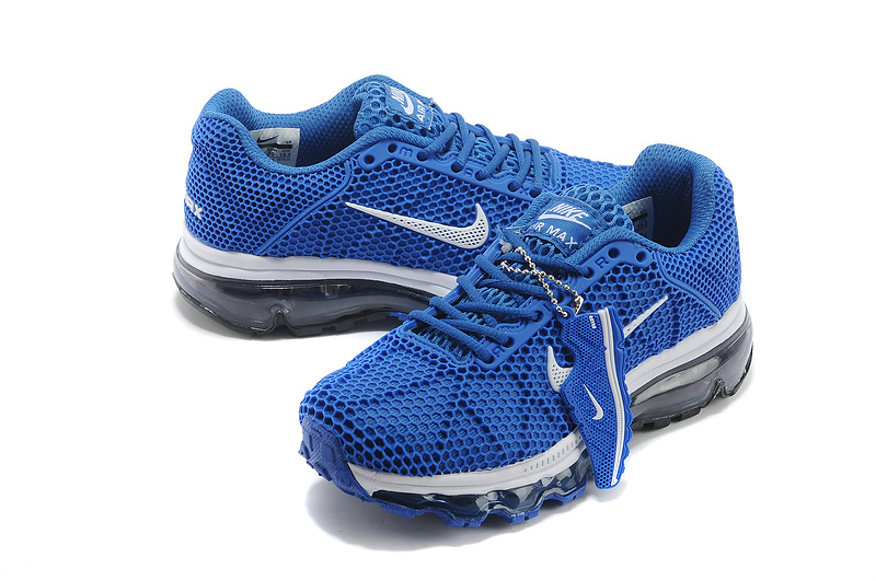 Nike Air Max 2009 Blue White Shoes For Kids