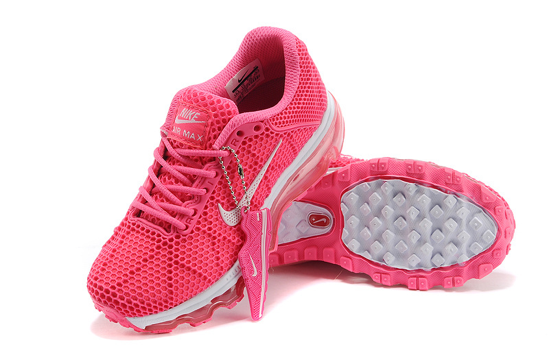 Nike Air Max 2009 Pink White Shoes For Kids