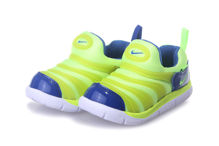 Kids Nike Dynamo Free Fluorscent Green Green White Shoes