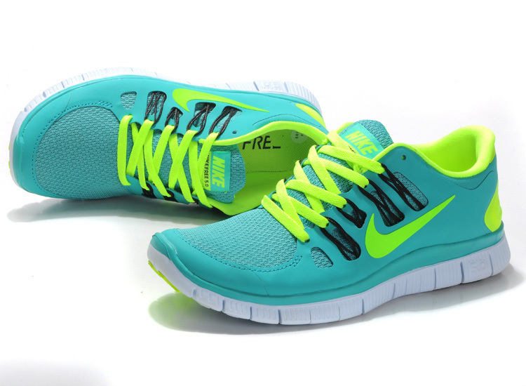 New Nike Free 5.0 Green Running Shoes