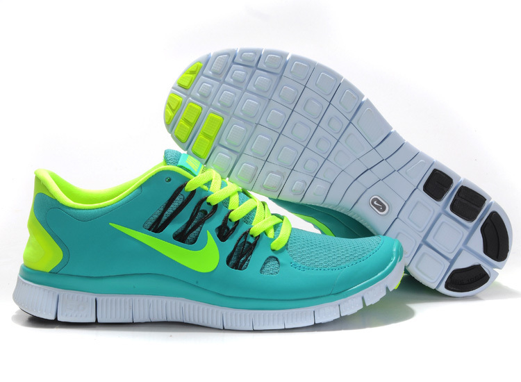 New Nike Free 5.0 Green Running Shoes