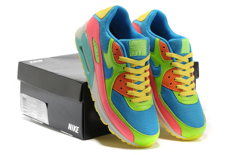 Nike Air Max 90 Colorful Shoes - Click Image to Close