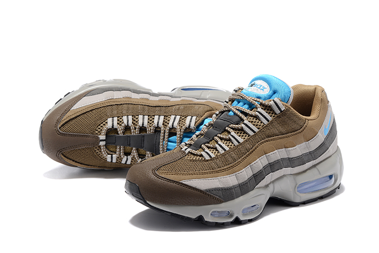 Men Nike Air Max 95 Brown Grey - Click Image to Close