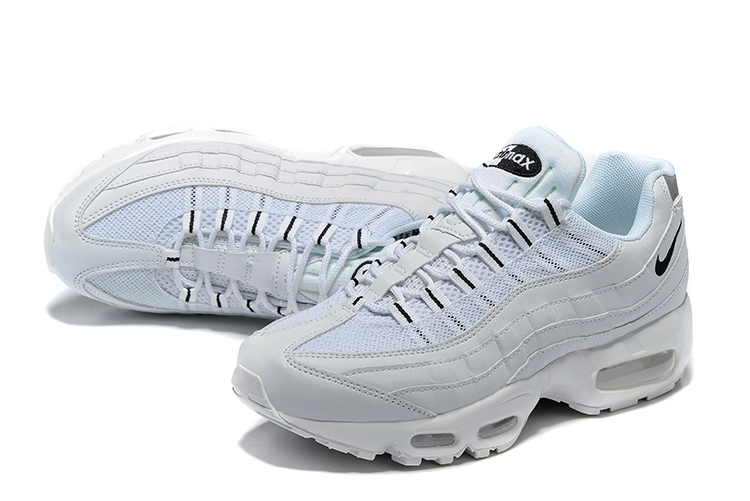 Men Nike Air Max 95 White Light Blue - Click Image to Close