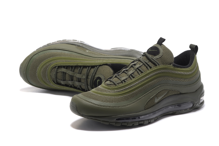 Men Nike Air Max 97 All Army Green Shoes