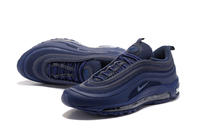 Men Nike Air Max 97 All Deep Blue Shoes - Click Image to Close