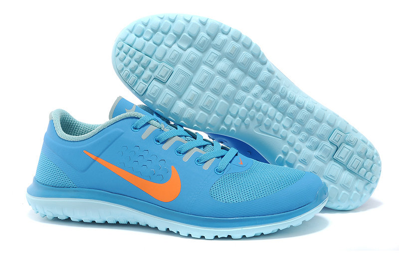 Nike FS Lite Run Light Blue Orange