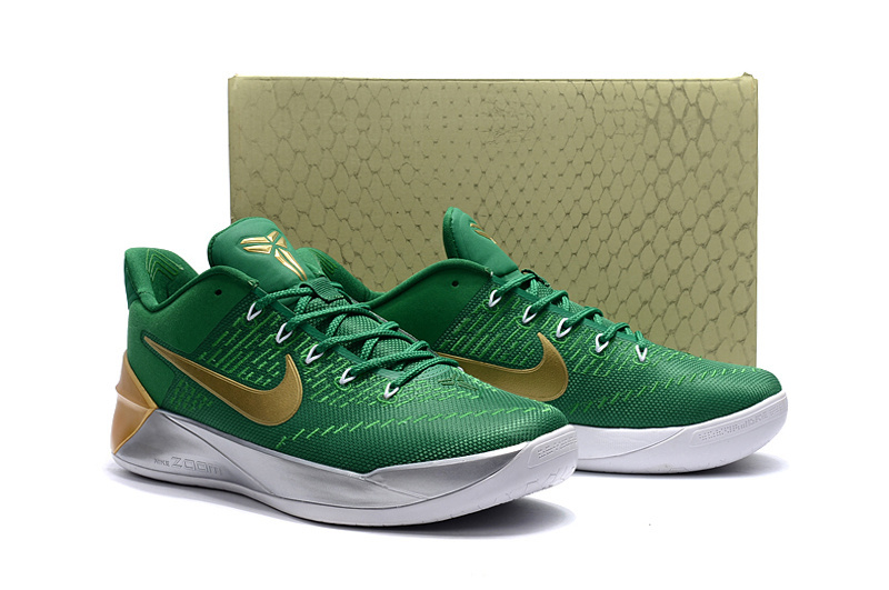 green and gold basketball shoes
