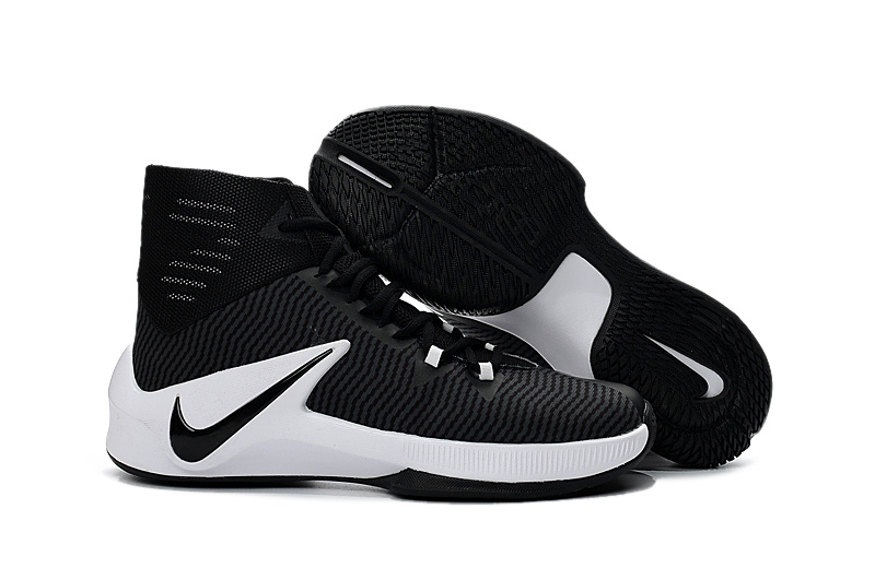 Men Nike Zoom Clear Out Black White Shoes