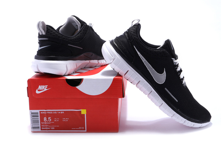 Nike Free OG 2014 Running Shoes Black White - Click Image to Close