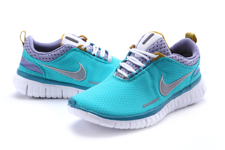 Women Nike Free OG 2014 Running Shoes Blue White - Click Image to Close