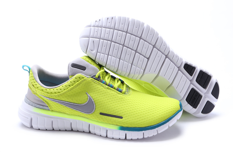 Women Nike Free OG 2014 Running Shoes Fluorscent Green - Click Image to Close