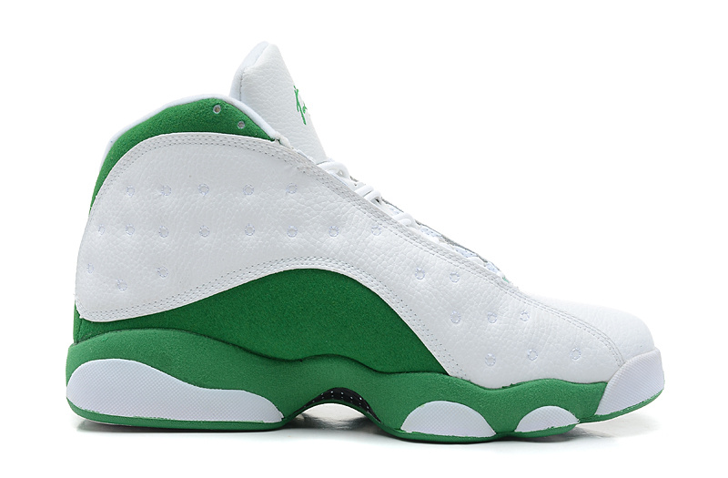 Mens Air Jordan 13 Retro Ray Allen Three Point Record White Clover For Sale - Click Image to Close