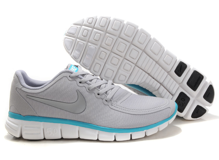 Nike Free Run 5.0 V4 Grey White Running Shoes